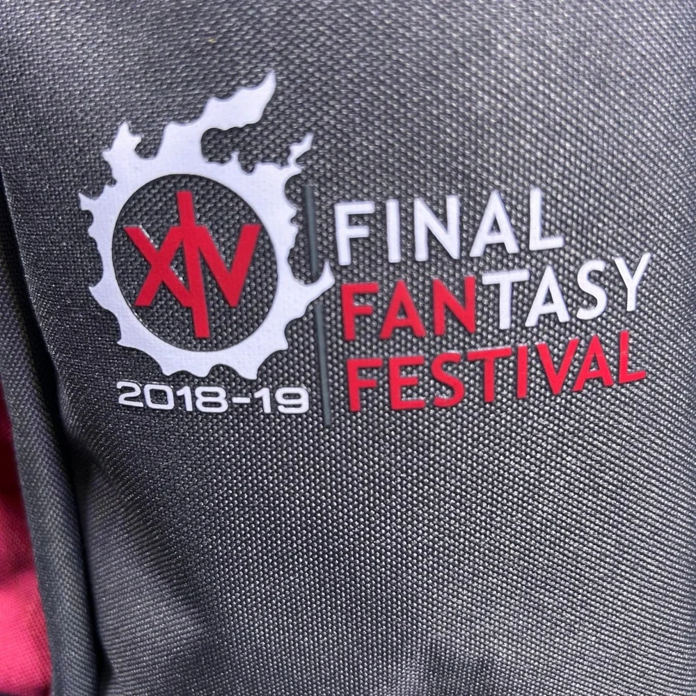 BAG ONLY Final Fantasy XIV Fan Fest 2018-2019 Backpack Gray Red Square Enix FF14